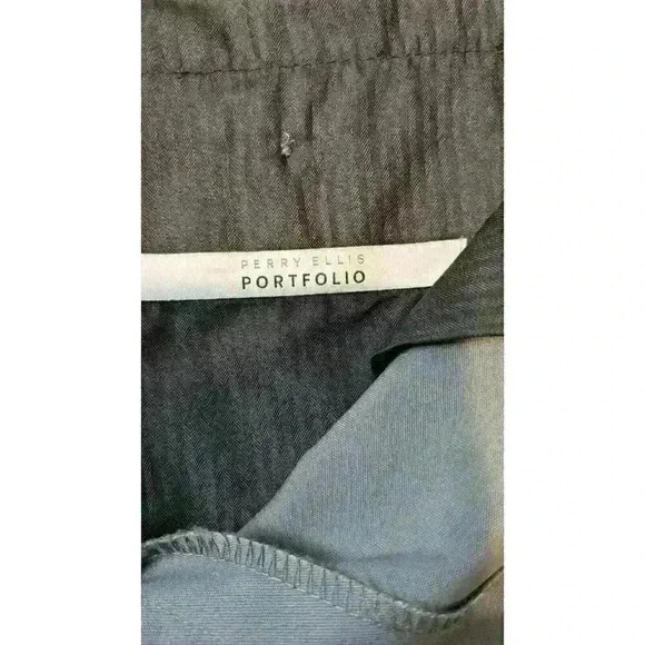 Perry Ellis Portfolio Dress Pants Mens 36x29 Used Clean Gray - Picture 3 of 5